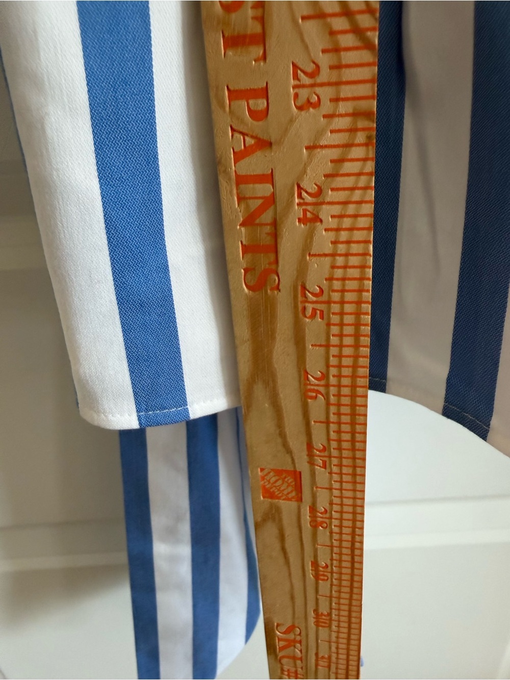 Foxcroft- Salina Plus Springtime Stripe 3/4 Sleeve Shirt - Picture 13 of 15